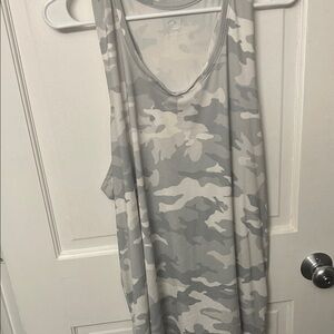 Athletic Works Gray Camo Tank Top